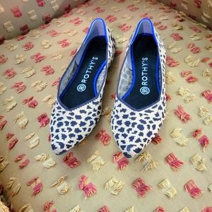 Size 8 Animal Print Rothy's Pointed Toe Flats
